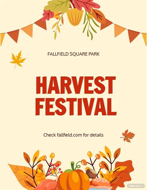 Harvest Festival Flyer Template